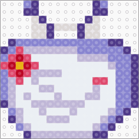 Tenna Charm - pink,blue,purple