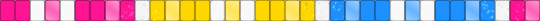Pan Pride Single - light blue, pink, yellow