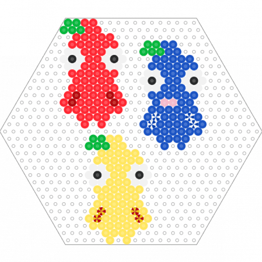 Pikmin!!!!!!! - blue, character, cute, nintendo, olimars employees, pikmin, red, yellow