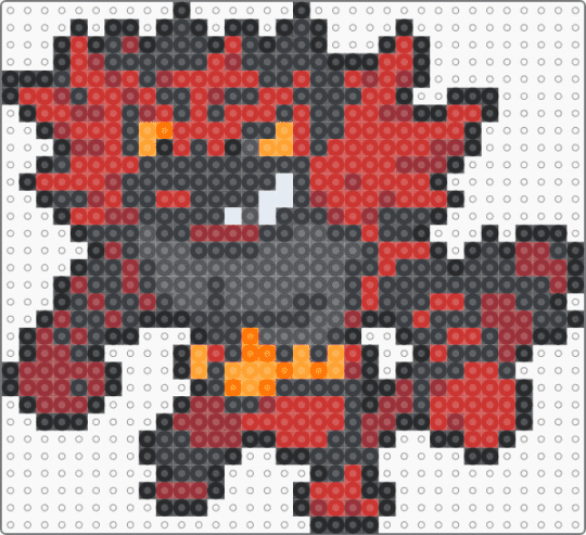 Incineroar Fuse Bead Patterns - Gallery - Kandi Pad | Kandi Patterns ...