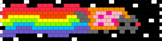 nyan cat REMIX - black,red,gray,blue