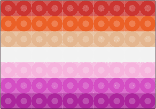 Lesbain Pride Flag Pattern Charm Kandi - pink,lesbain,gay,pride,love,wlm,yuri,charm,pattern
