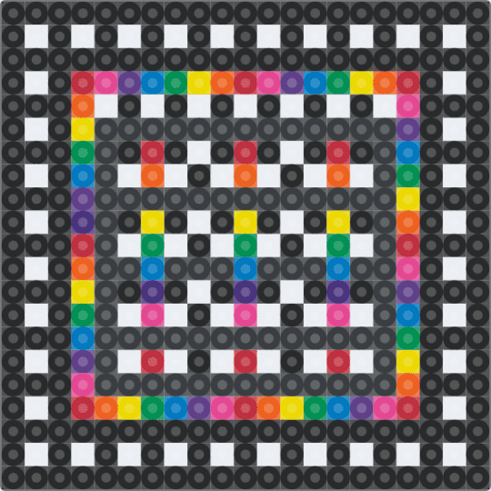 90's Rainbow Pattern - black,white,orange,green,purple,colorful,cotd90snostalgia,90,old,retro,nostalgia,colors,rainbow,pattern