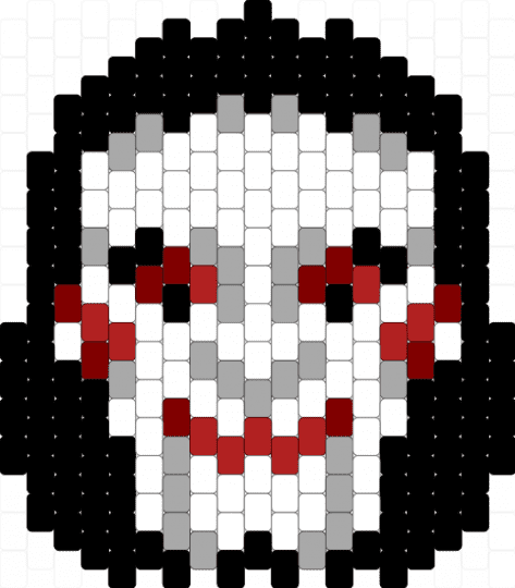 SAW Billy Puppet Charm - white,beige,saw,horror,black,red,charm,character,billy the puppet