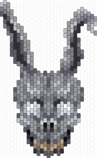 Frank | Donnie Darko | - gray,movie,character,grey,panel,donnie darko,head