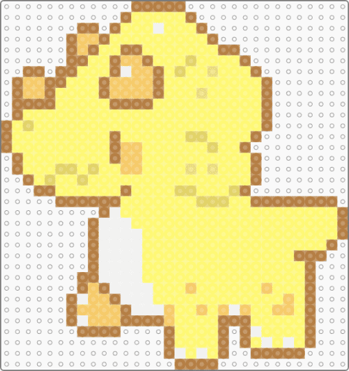 Cute Triceratops - yellow,kawaii,cute,dinosaur,triceratops,trike,cutecore,dinosaurs,rawr