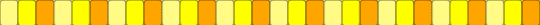 Sun single - orange, yellow