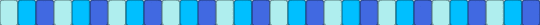 Moon single - blue, light blue