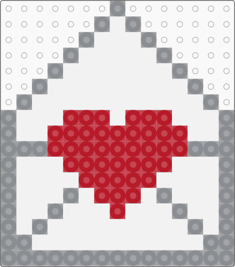 #1 - envelope,letter,love,valentine,mail,holiday,gray,red