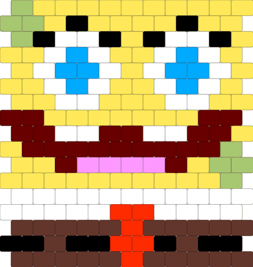 spongebob - yellow,brown