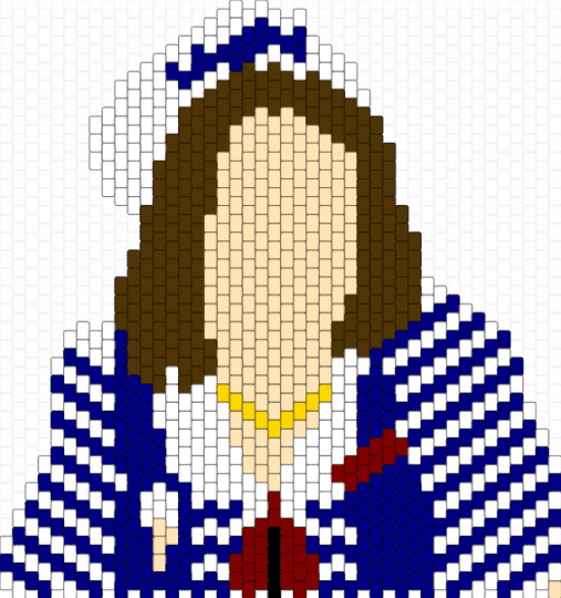 Robin - purple,brown,beige,stranger things,robin buckley,scoops ahoy,robin