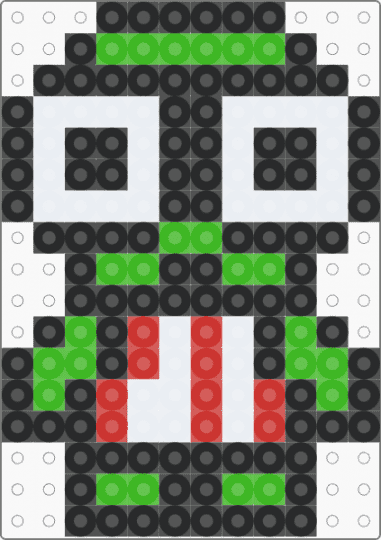 Keroppi 👍 - black,green,red