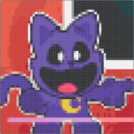 Catnap - catnap,smiling critters,poppy playtime,video game,character,purple,red