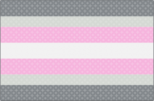 demigirl flag - gray,pink