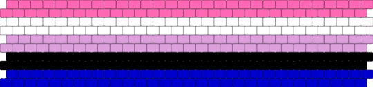 genderfluid cuff! - pink,purple