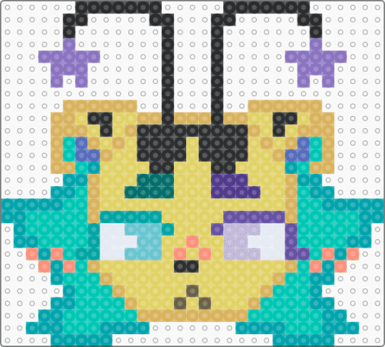Cosmo - orange,teal,yellow,furry,fursona,alien,tiger