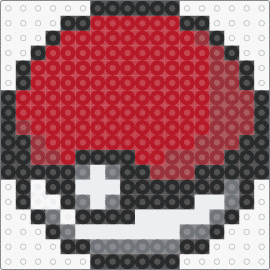 Standard Pokéball - pokeball,pokemon,gaming,red,white