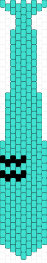 Miku tie - light blue
