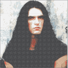 peter steele - peter steele,type o negative,band,music,portrait,gothic,rock icon,intensity,haunting,black