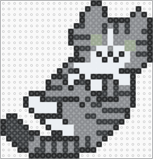 grey tabby - gray,white