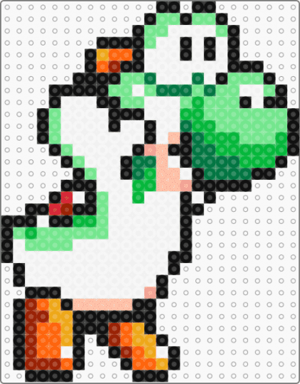 Yoshi manito color - green, teal, white