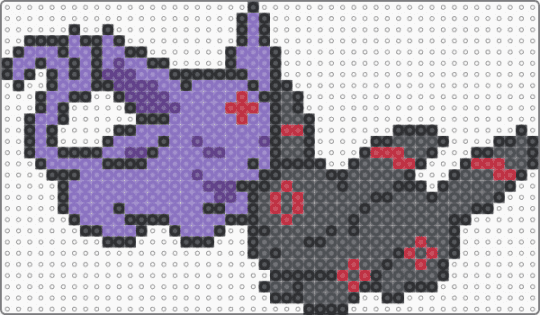 espeon and umbreon - blue,gray