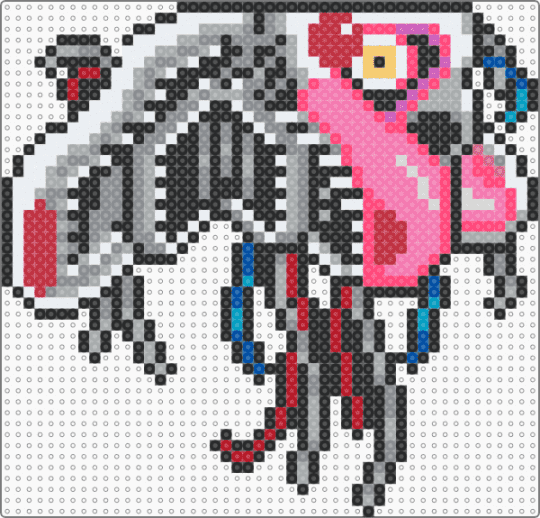 Mangle - Five Nights at Freddy's 2 ! - black,red,gray,pink
