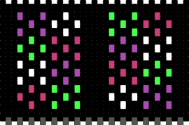 Version 1 - lights,neon,colorful,geometric,panel,black,pink,green