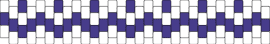 tringle - zig zag,geometric,cuff,triangle,white,purple