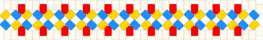 Clown rotator 1/2 - yellow,light blue,clowncore,primary colors,clown