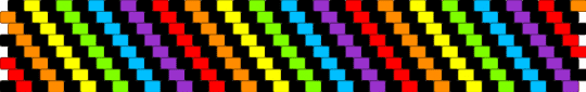 Rainbow stripped cuff - black,orange,green,purple,colorful,cuff,rainbow,colourful