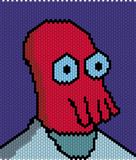 Dr zoidberg futurama - purple,red,futurama,dr zoidberg