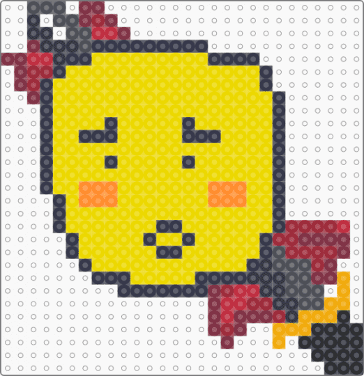 Mequot Keychain - purple,yellow,blood warning,mequot,die of death,roblox,roblox die of death,happy face