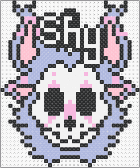 Shy - pink,white