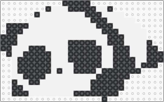 panda2 - black,white