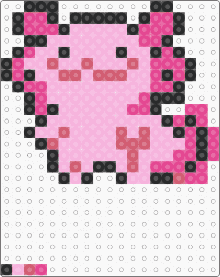 very silly axolotol :3 - pink,animal,axolotol