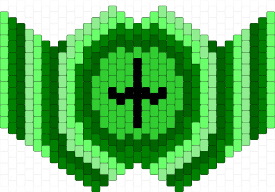 Eyefestation mask - green