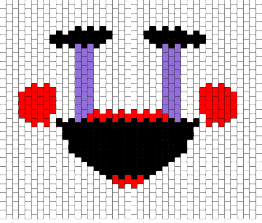 The Marionette/Puppet as a Panel - white,red,purple,puppet,fnaf