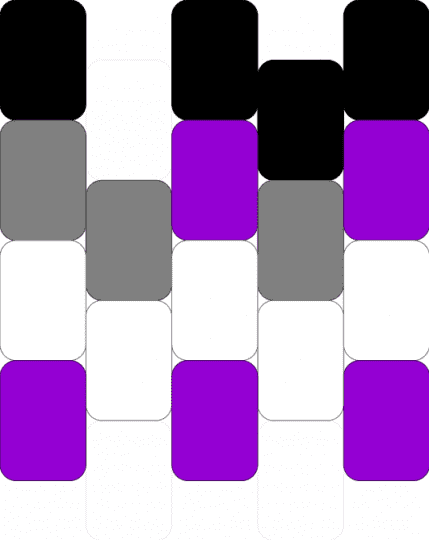 Ace Pride Cat - gray,purple,asexual,ace,grey,white,black,pride,cat