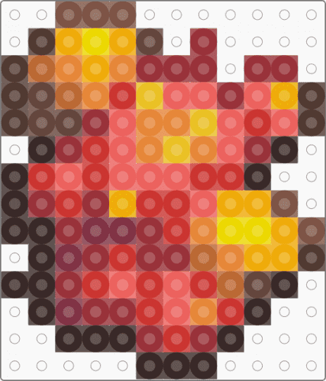 Stardew Valley Cave Jelly - brown,red,cave jelly,jelly,stardew,stardew valley,yellow,fishing,cave