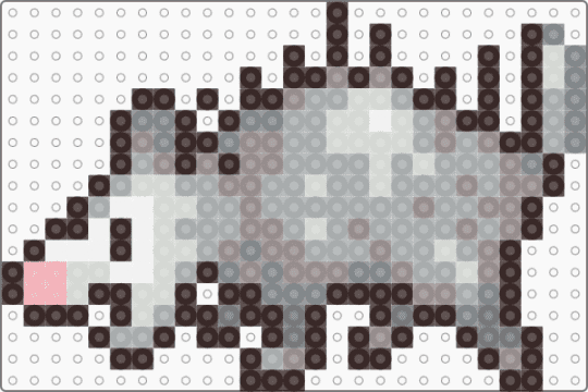 Stardew Valley Opossum #2 - brown, gray, opossum, pixel, sprite, stardew, stardew valley