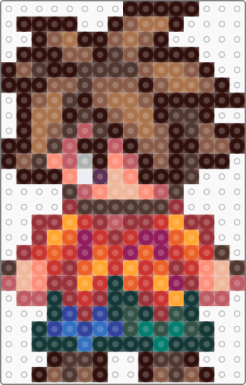 Leo Stardew Valley - brown, character, leo, orange, pixel, red, sprite, stardew, stardew valley, tan