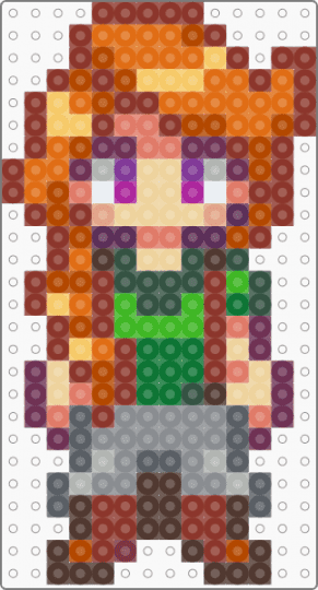 Leah Stardew Valley - red,gray,orange,leah,stardew,stardew valley,sdv,character,video game
