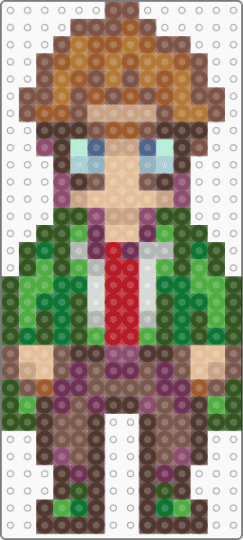 Harvey Stardew Valley - green,tan,colorful,harvey,stardew,stardew valley,sdv,character,sprite