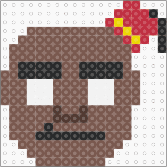 Gorillaz Russel Hobbs Perler - 2d, band, gorillaz, murdoc, music, noodle, russel hobbs, tan, virtual band