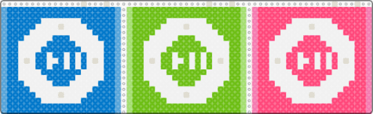 Mini Ipod Shuffle Perler - green,red,blue,frutiger aero,frutiger metro,y2k,music,aesthetic,media,nostalgic,ipod