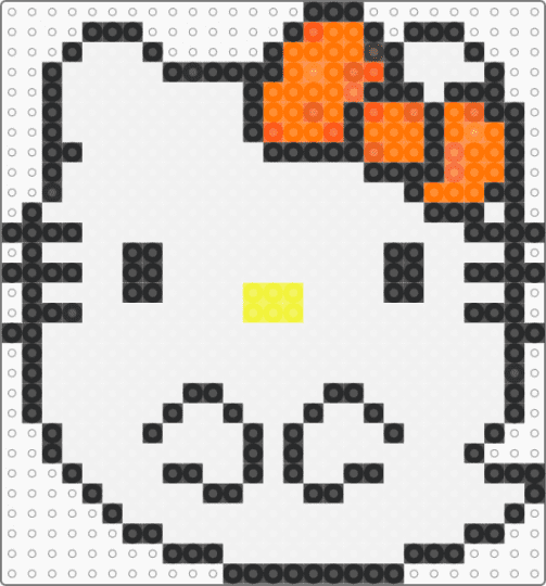 Sanrio Hello Kitty Halloween Ghost - white,orange,sanrio,hello kitty,halloween,spooky,cute,summerween,ghost,cat