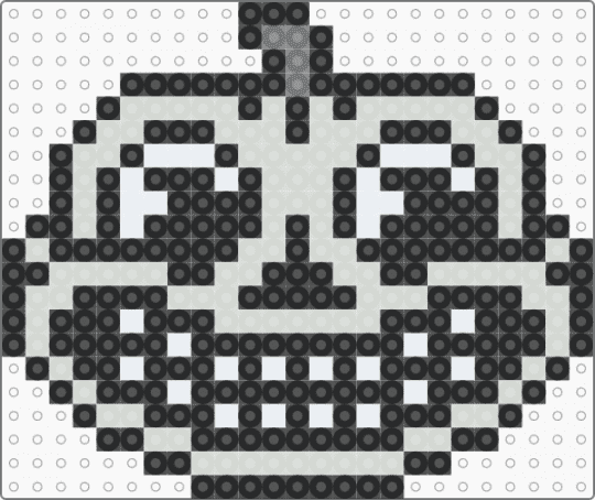 Jack Stauber Pumpkin Song Perler - animation, cartoon, indie, jack stauber, music, white