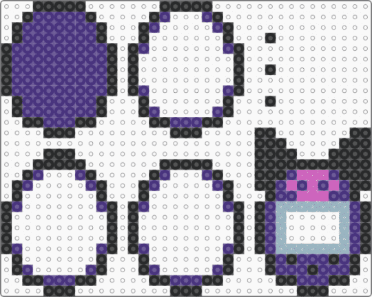 Kuromi tamagotchi - purple