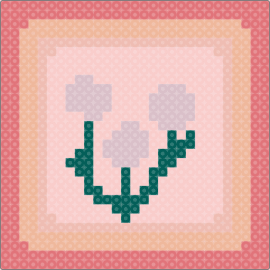 ғʟᴏᴡᴇʀ ᴄᴏᴀsᴛᴇʀ🌷 - beige,coaster,pink,tulip,flowers,pretty
